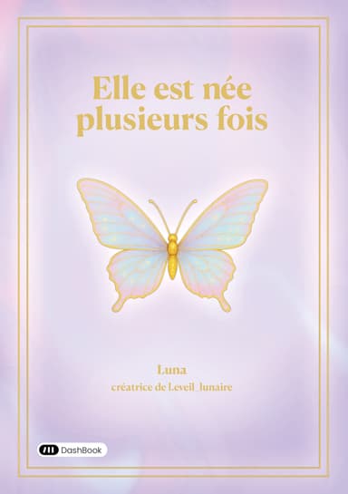 book card cover - Elle est née plusieurs fois